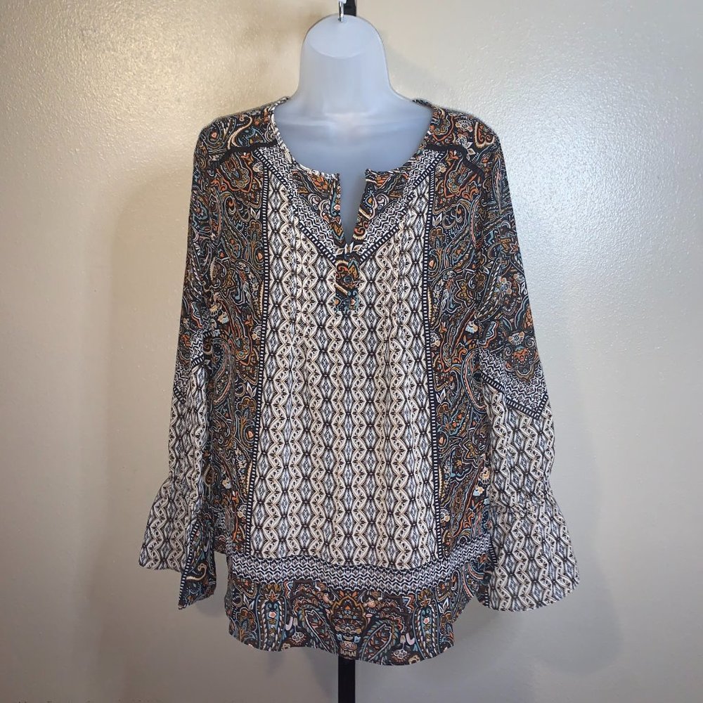 A367271 Belle by Kim Gravel Modern Mosaic Blouse